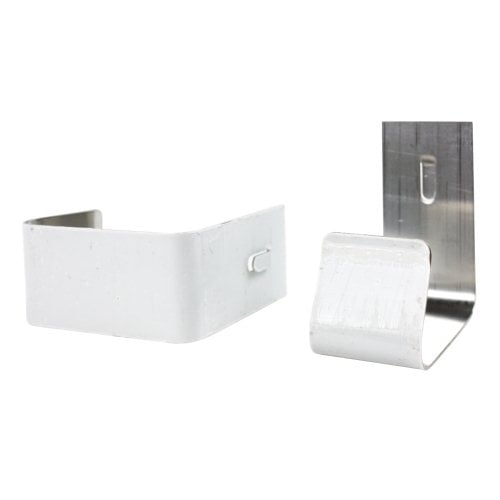 Quartet Nickel Plated Cubicle Partition Hangers - 7501