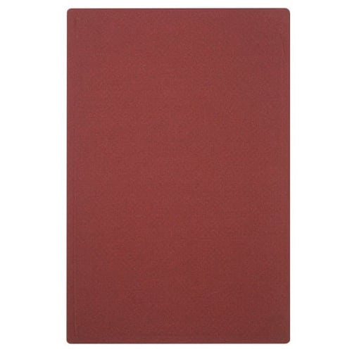 Quartet Oval Office 3' x 2' Burgundy Fabric Bulletin Board - 7683PB