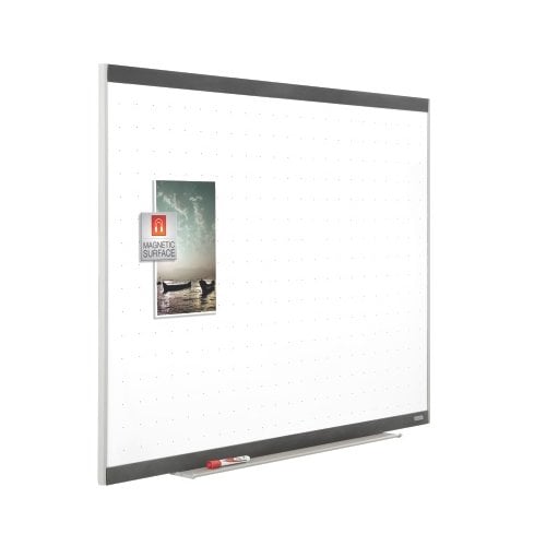 Quartet Platinum 8 x 4 Total Erase Graphite Frame magnetic Whiteboard