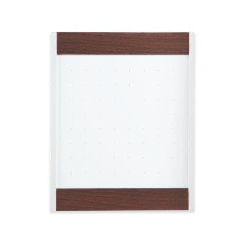 Quartet Platinum 8 x 4 Total Erase Mahogany Frame Magnetic Whiteboard