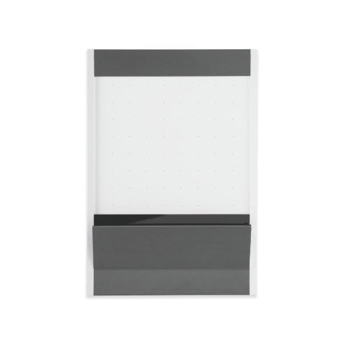 Quartet Platinum Plus 8 x 4 Graphite Finish Frame Porcelain Whiteboard