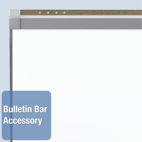 Quartet Prestige 2 3' x 2' Magnetic Porcelain White Board Graphite Frame - P553GP2