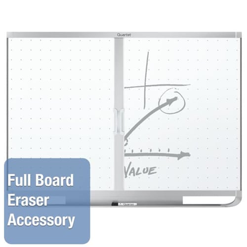 Quartet Prestige 2 3' x 2'  Magnetic Steel White Board Silver Frame - TEM543A