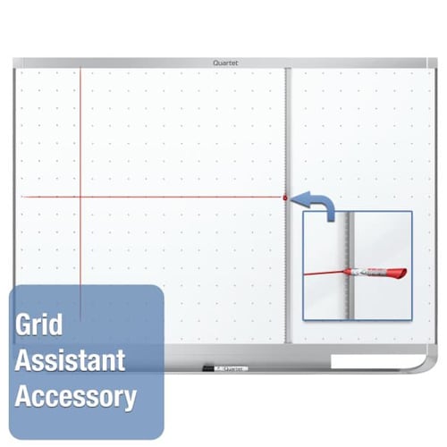 Quartet Prestige 2 3' x 2'  Magnetic Steel White Board Silver Frame - TEM543A