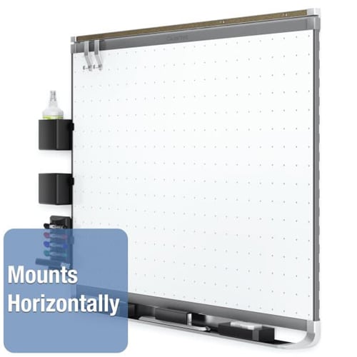 Quartet Prestige 2 3' x 4' Magnetic Steel White Board Graphite Frame - TEM544G