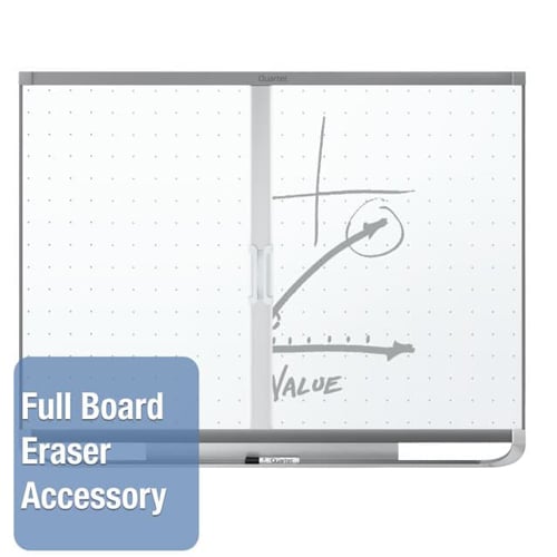 Quartet Prestige 2 3' x 4' Magnetic Steel White Board Graphite Frame - TEM544G