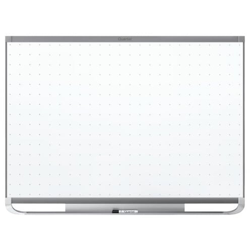 Quartet Prestige 2 3' x 4' Magnetic Steel White Board Graphite Frame - TEM544G