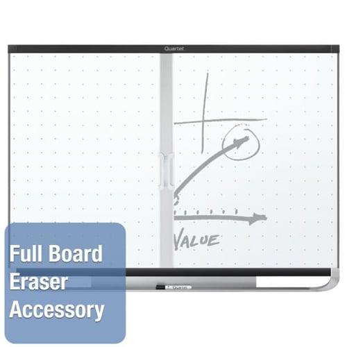 Quartet Prestige 2 3' x 4' Magnetic Steel White Board Black Frame - TEM544B