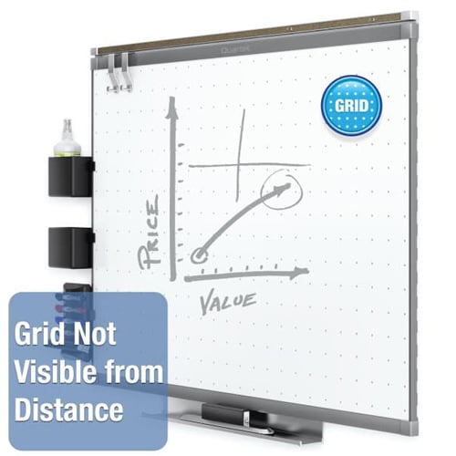 Quartet Prestige 2 4' x 3' Total Erase White Board Graphite Frame - TE544GP2
