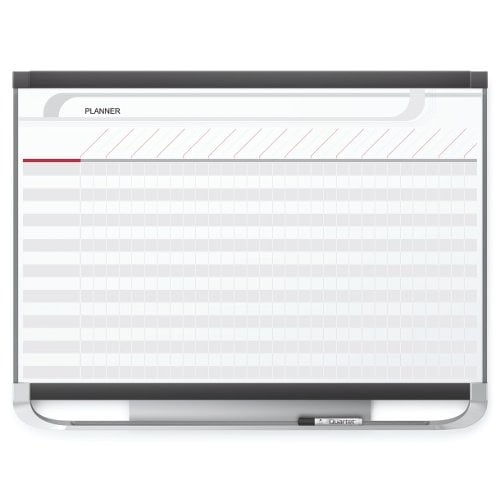 Quartet Prestige 2 4' x 3' Total Erase Magnetic Project Planner White Board - PP43P2