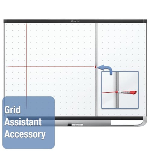 Quartet Prestige 2 6' x 4' Magnetic Steel White Board Black Frame - TEM547B