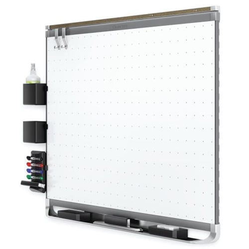 Quartet Prestige 2 6' x 4' Magnetic Steel White Board Graphite Frame - TEM547G