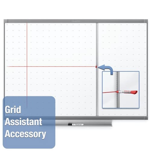 Quartet Prestige 2 6' x 4' Total Erase  White Board Graphite Frame - TE547GP2