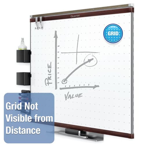 Quartet Prestige 2 6' x 4' Total Erase  White Board Mahogany Frame - TE547MP2