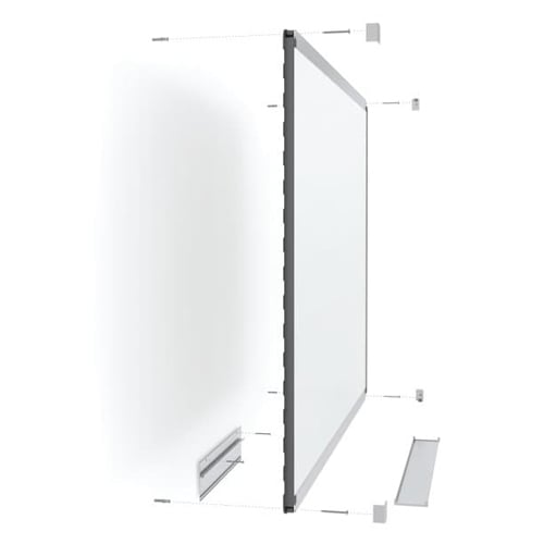 Quartet Prestige 2 6' x 4' Total Erase White Board Silver Frame - TE547AP2