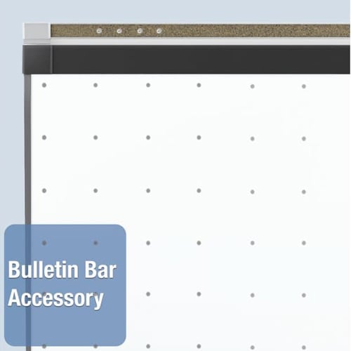 Quartet Prestige 2 8' x 4' Magnetic Steel White Board Black Frame - TEM548B