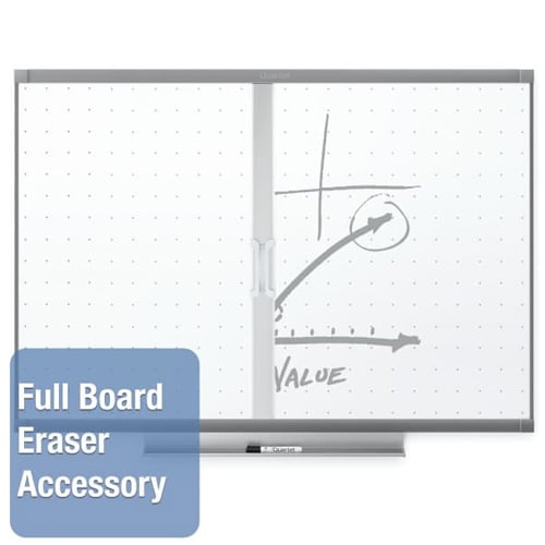 Quartet Prestige 2 8' x 4' Total Erase  White Board Graphite Frame - TE548GP2