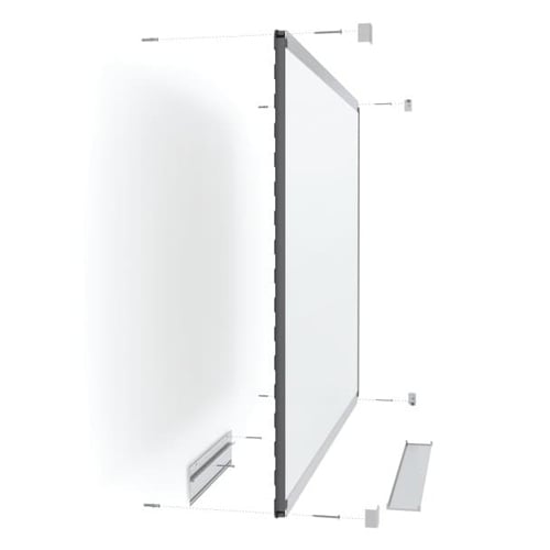 Quartet Prestige 2 8' x 4' Total Erase  White Board Graphite Frame - TE548GP2
