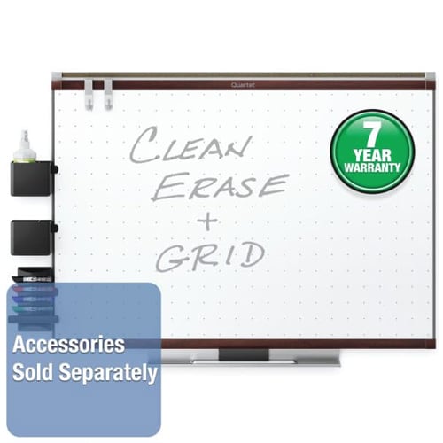 Quartet Prestige 2 8' x 4' Total Erase  White Board Mahogany Frame - TE548MP2