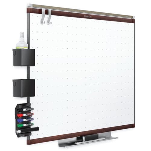 Quartet Prestige 2 8' x 4' Total Erase  White Board Mahogany Frame - TE548MP2