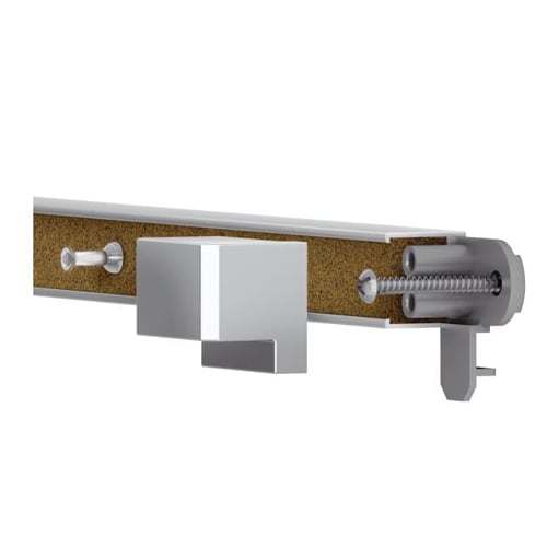 Quartet Prestige 2 Connects 96" Bulletin Bar with Aluminum Frame - 85385
