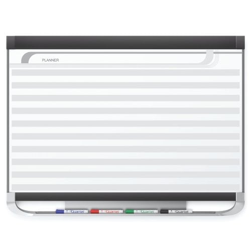 Quartet Prestige 2 Magnetic Porcelain Horizontal Planner White Board