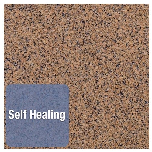 Quartet Prestige 36" x 24" Colored Cork Bulletin Board with Light Cherry Frame - B243LC