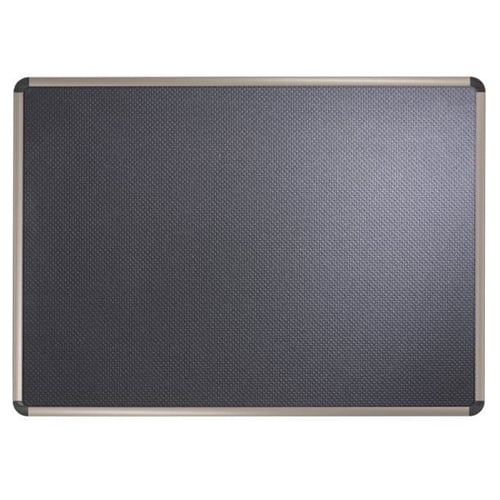 Quartet Prestige 36" x 24" Embossed Foam Bulletin Board with Titanium Frame - B363T