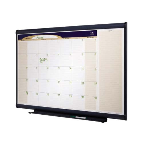 Quartet Prestige 4' x 3' Monthly Calendar Board - CP43