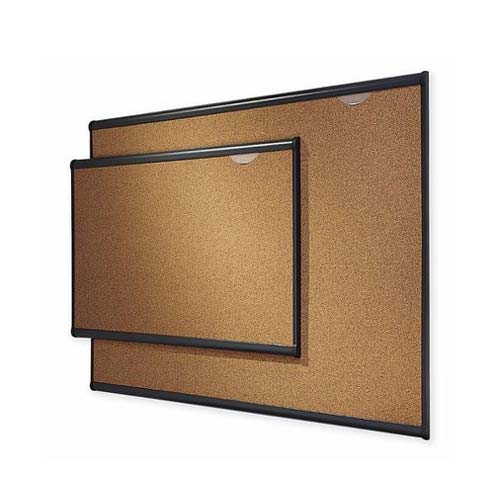 Quartet Prestige Colored Cork Bulletin Boards with Graphite Frame