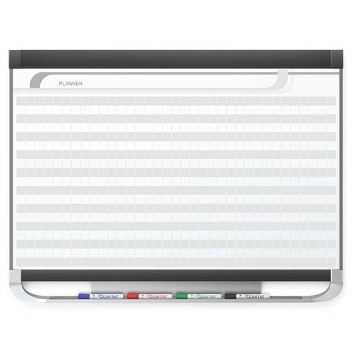 Quartet Prestige 2 Magnetic Porcelain 1x1 Grid Planner White Board