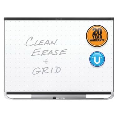 Quartet Prestige 2 Magnetic Steel White Board Black Frame