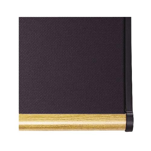 Quartet Prestige 48" x 36" Diamond Mesh Fabric Bulletin Board with Maple Frame