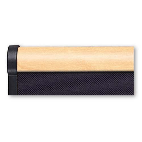 Quartet Prestige Maple Fabric Bulletin Board
