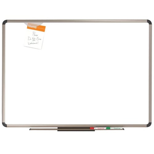 Quartet Prestige Plus 36" x 23" Titanium Frame Whiteboard - P563T