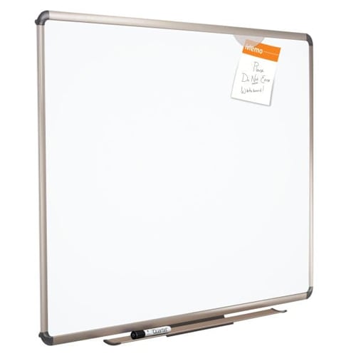 Quartet Prestige Plus 36" x 23" Titanium Frame Whiteboard - P563T