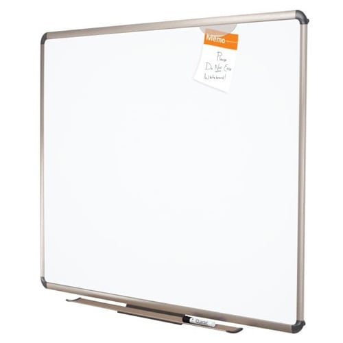 Quartet Prestige Plus 36" x 23" Titanium Frame Whiteboard - P563T
