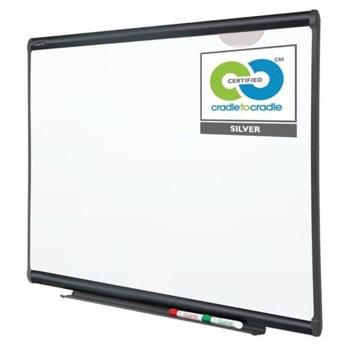 Quartet Prestige Plus 95" x 48" Graphite Frame Whiteboard
