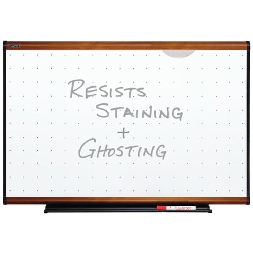 Quartet Prestige Total Erase 35" x 24" Light Cherry Frame Board