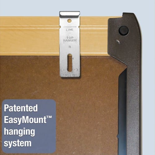 Quartet Prestige Total Erase 35" x 24" Maple Frame Board