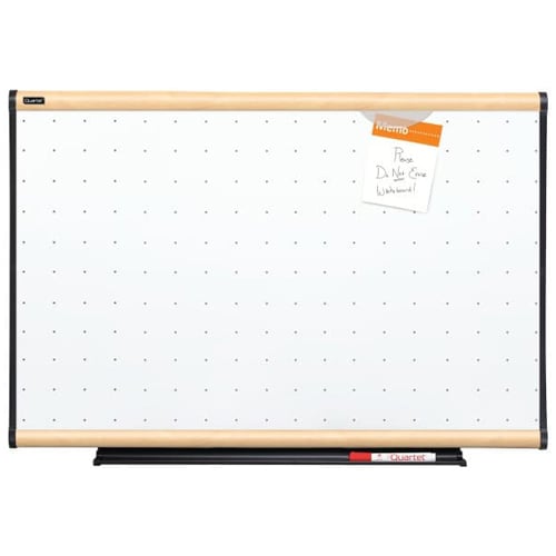 Quartet Prestige Total Erase 35" x 24" Maple Frame Board