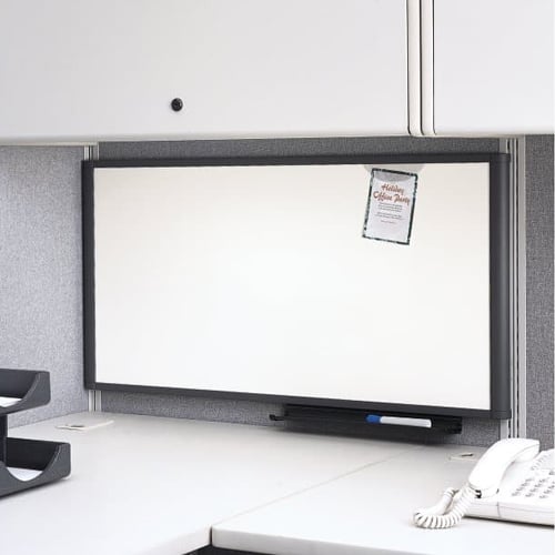 Quartet Prestige Total Erase 36" x 18" Cubicle Whiteboard - WM3618