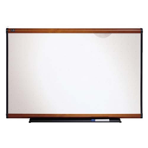 Quartet Prestige Total Erase 47" x 35" Light Cherry Frame Board