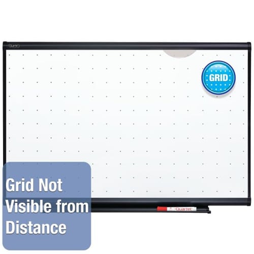 Quartet Prestige Total Erase 47" x 35" Graphite Frame Board