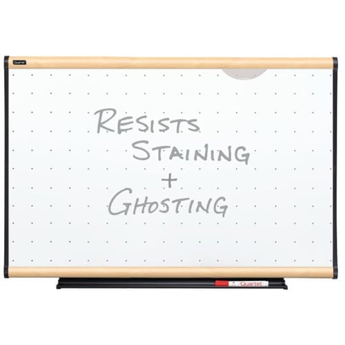 Quartet Prestige Total Erase 47" x 35" Maple Frame Board