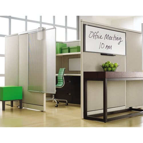 Quartet Prestige Total Erase 48" x 18" Cubicle Whiteboard - WM4818