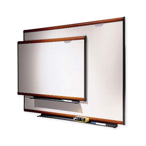 Quartet Prestige Total Erase 71" x 48" Light Cherry Frame Board