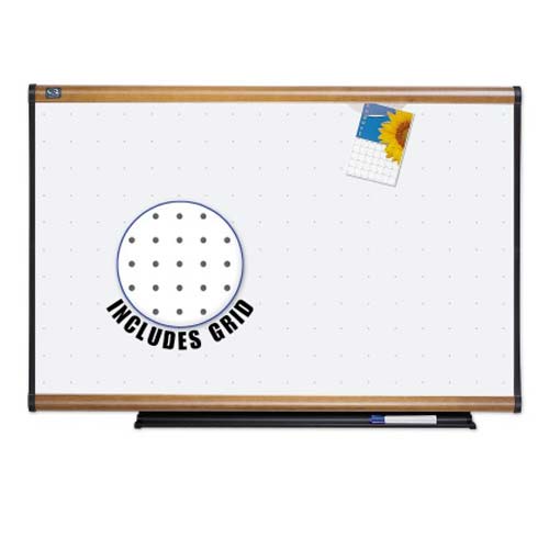 Quartet Prestige Total Erase 71" x 48" Maple Frame Board