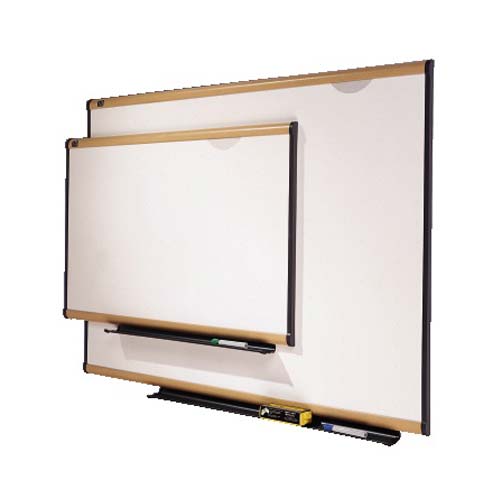 Quartet Prestige Total Erase 71" x 48" Maple Frame Board