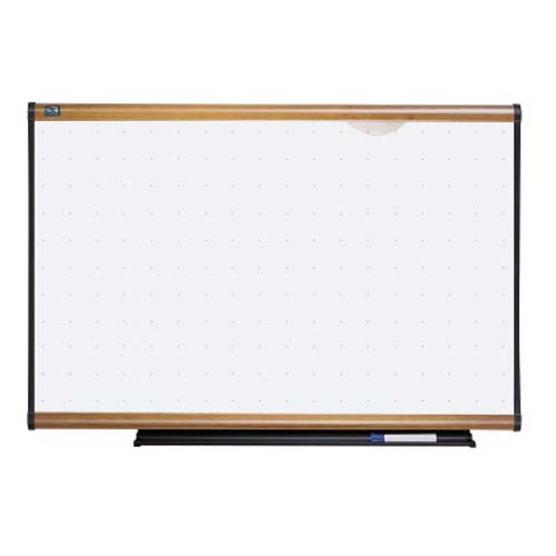 Quartet Prestige Total Erase 71" x 48" Maple Frame Board